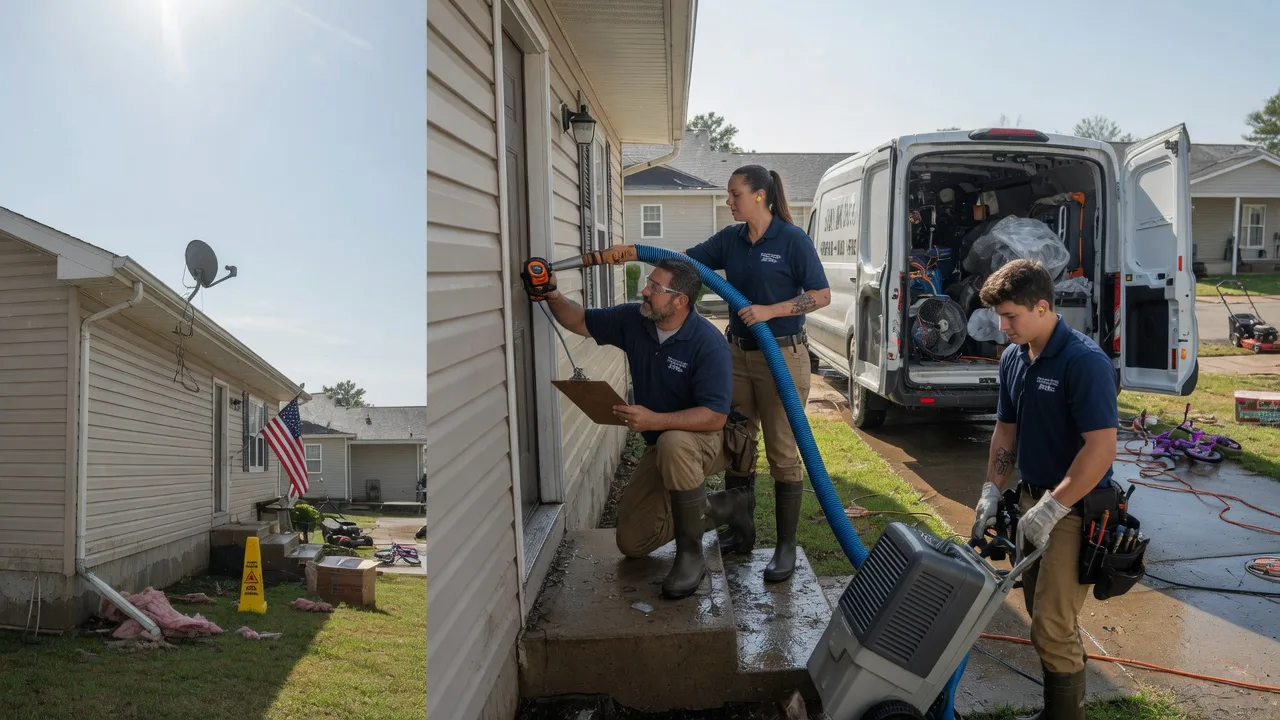 Ceiling Water Damage Restoration in Palms, MI near me